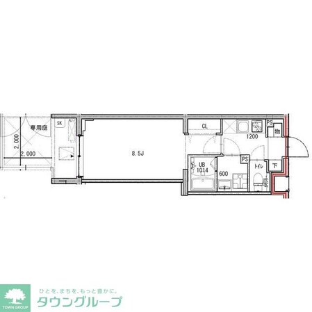 ルネサンスコート祐天寺の物件間取画像